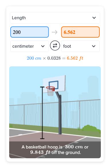 200 Centimeters To Feet