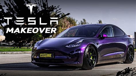 2020 Tesla Model 3 Wrapped In Midnight Purple Youtube 2020 Tesla Model 3 Wrapped In Midnight Purple Youtube