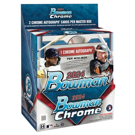 2024 Bowman Chrome Baseball Hobby Box Walmart Com 2024 Bowman Chrome Baseball Hobby Box Walmart Com