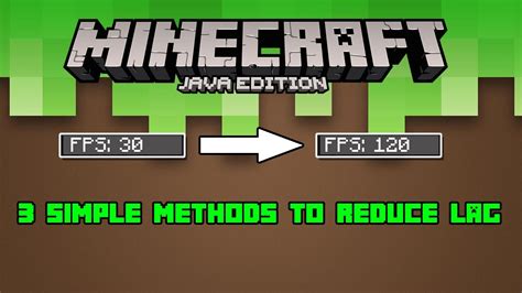 3 Simple Methods To Reduce Lag In Minecraft Java Edition Youtube 3 Simple Methods To Reduce Lag In Minecraft Java Edition Youtube
