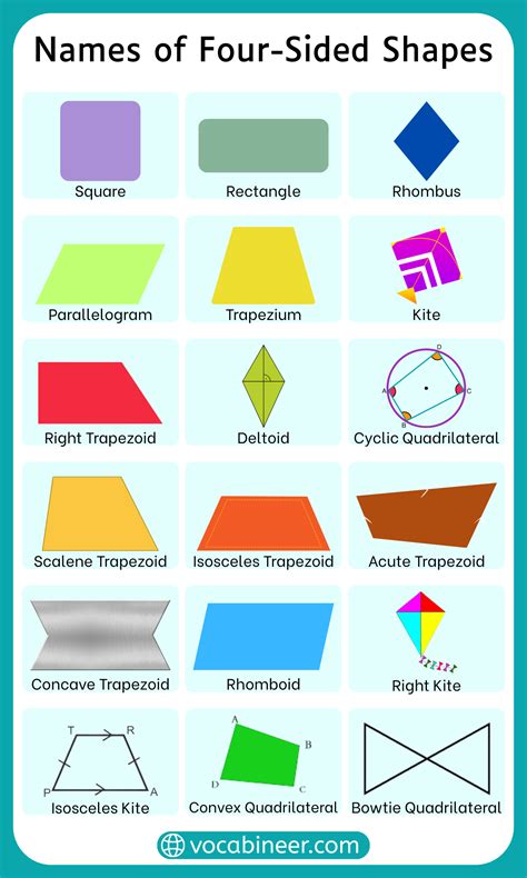 4 Sided Shapes Examples 4 Sided Shapes Examples