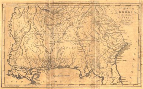 A Map Of Georgia Also The Two Floridas From The Best Authorities Barry Lawrence Ruderman Antique Maps Inc A Map Of Georgia Also The Two Floridas From The Best Authorities Barry Lawrence Ruderman Antique Maps Inc