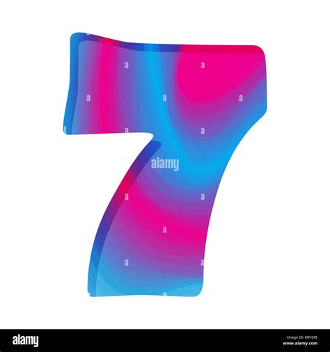 Abstract Colorful Number 7 Vector Illustration Stock Vector Image Amp Art Abstract Colorful Number 7 Vector Illustration Stock Vector Image Amp Art