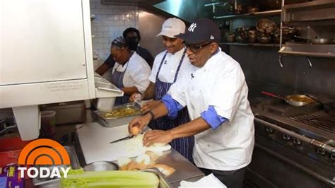 Al Roker Fulfills Childhood Dream Of Becoming A Chef Today Youtube Al Roker Fulfills Childhood Dream Of Becoming A Chef Today Youtube