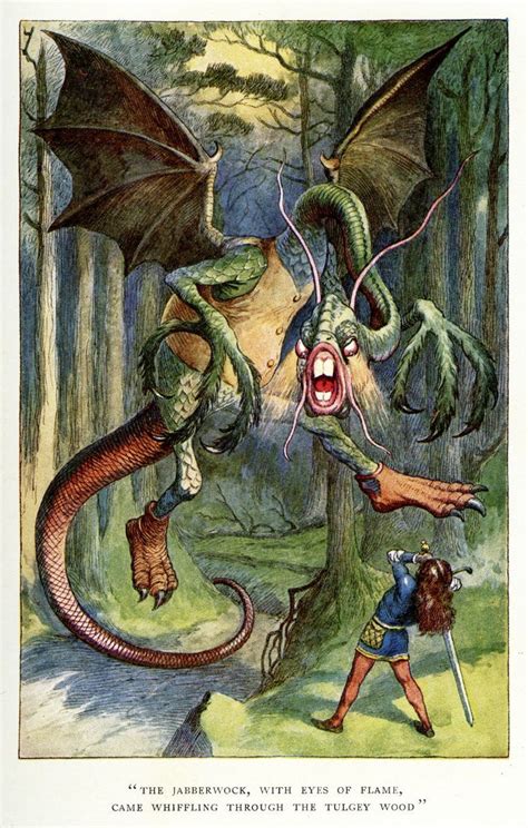 Alice In Wonderland Jabberwocky