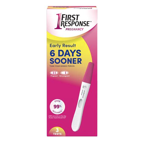Amazon Com First Response Early Result Pregnancy Test 3 Count Pack Of 1 Packaging Test Design May Vary Amazon Com First Response Early Result Pregnancy Test 3 Count Pack Of 1 Packaging Test Design May Vary