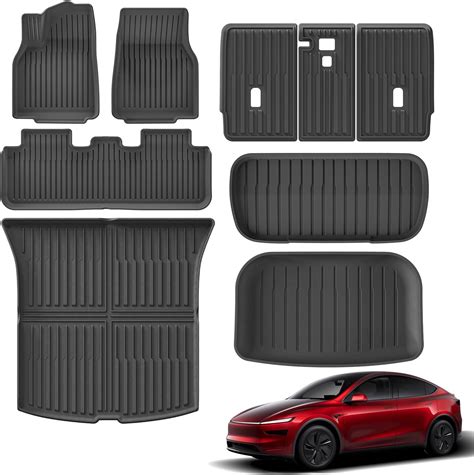 Amazon Com Sobonito Tesla Model Y Trunk Mat Cargo Liner All Weather Amazon Com Sobonito Tesla Model Y Trunk Mat Cargo Liner All Weather