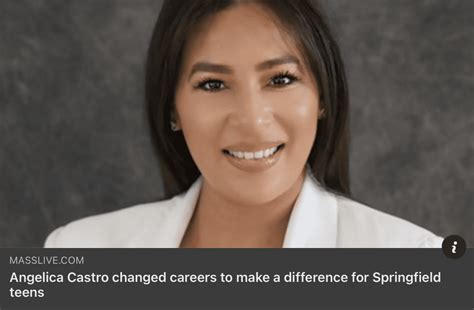 Angelica Castro Changed Careers To Make A Difference For Springfield Teens Masslive Com