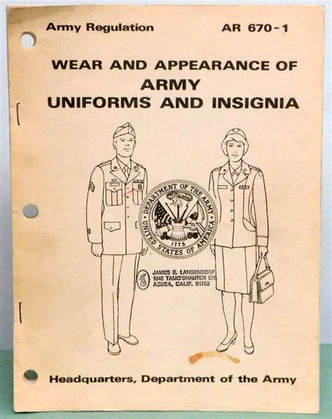 AR 670 1: The Swiss Army Knife of Military Equipment