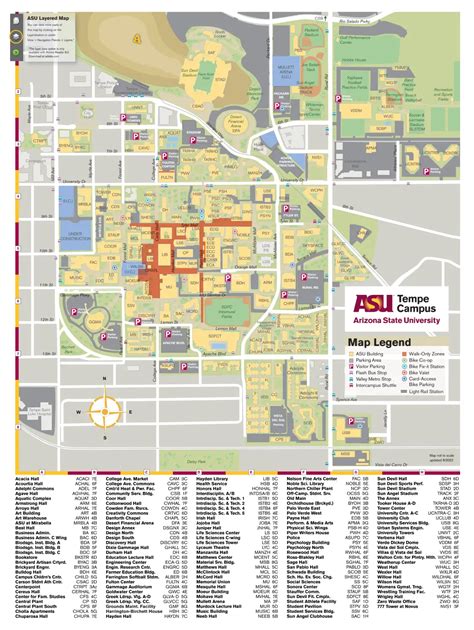 Asu Map Campus