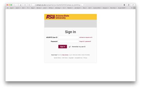 Asu My Login