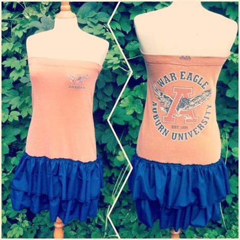 Auburn University Upcycled Game Day Dress Size L Etsy Gameday Dress Auburn University Upcycled Game Day Dress Size L Etsy Gameday Dress