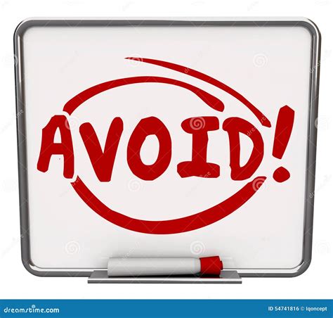 Avoid Sign Avoid Sign