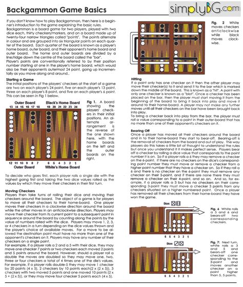 5 Backgammon Rules