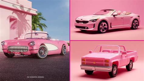 Barbie S Other Dream Cars Made By Ai Meet With Her Lowrider Electric