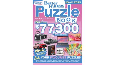 Better Homes Amp Gardens Puzzle Book Each Woolworths