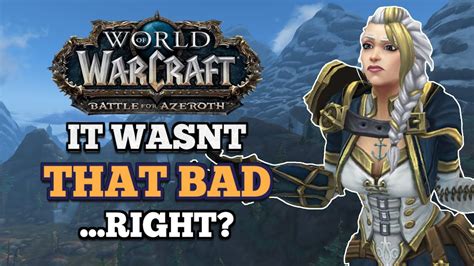 Bfa Wasn T That Bad Right