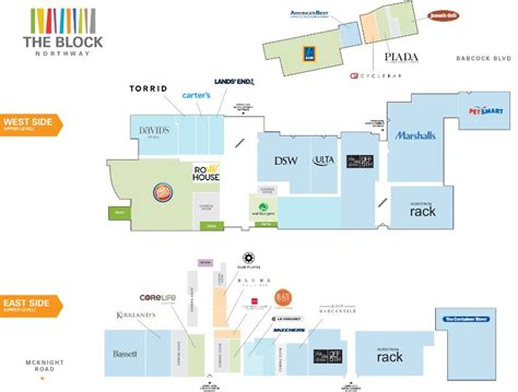 Block Mall Shopping Guide