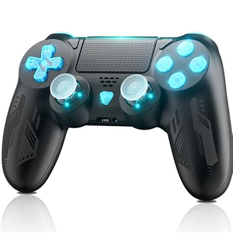 Bonadget Wireless Controller For Ps4 With Custom Led Light Compatible