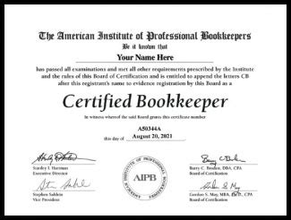 Bookkeeping Certification Online