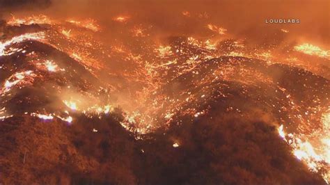 What triggered the Burbank California fire and how is it impacting the community?