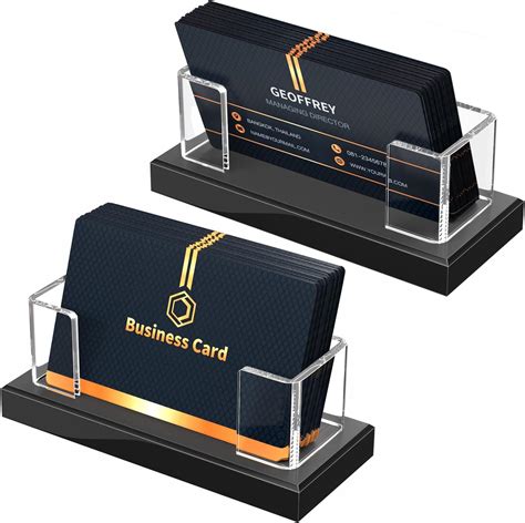 How to Choose and Use a Business Card Holder Desk for Professional Organization