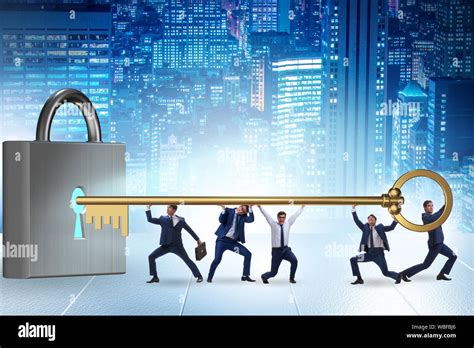 Businessmen Unlocking New Opportunity With Key Stock Image Image Of Businessmen Unlocking New Opportunity With Key Stock Image Image Of