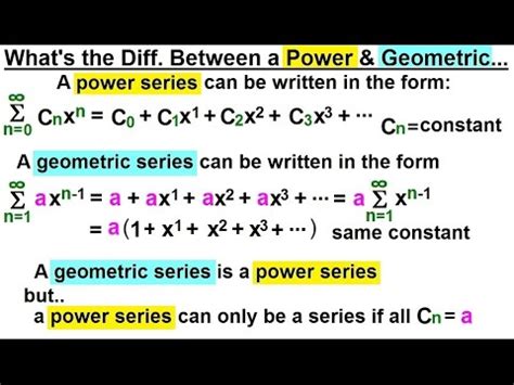 Calculus 2 Infinite Sequences And Series 45 Of 86 Difference Between