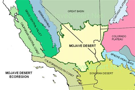 Explore the California Map Mojave Desert: Discover 250+ Unique Landforms