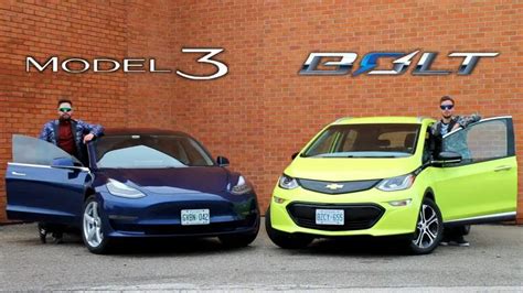Chevy Bolt Vs Tesla Model 3 Chevy Bolt Vs Tesla Model 3