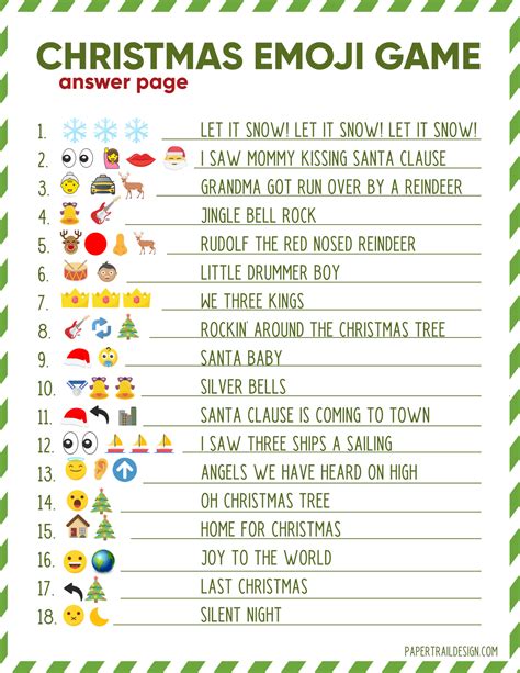 5 Christmas Emoji Games