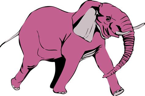 Clipart Pink Elephant On The Rampage Clipart Pink Elephant On The Rampage