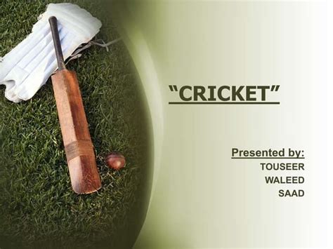 Cricket Ppt