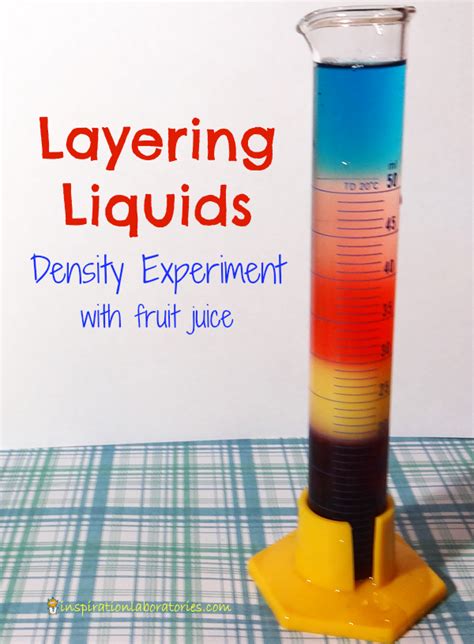 Density Experiment With Different Liquids Density Experiment With Different Liquids