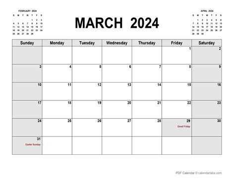 Draw A Colorful 2024 March Monthly Calendar With Me