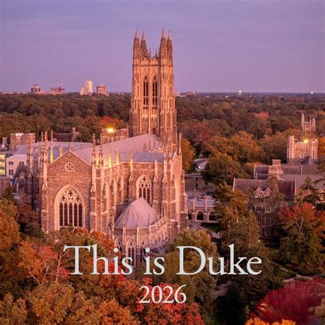 Duke University Calendar