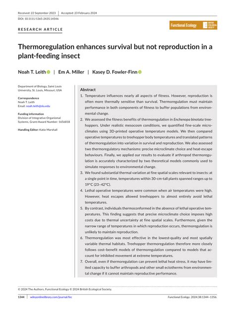 Enhances Survival And Reproduction Enhances Survival And Reproduction