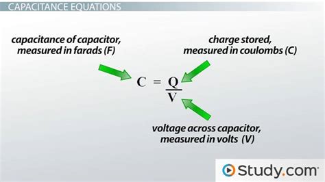 Equation For A Capacitor
