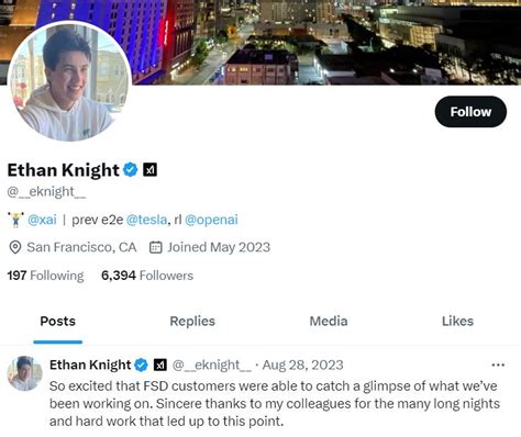 Ethan Knight Tesla Investor Insights