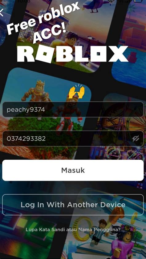 5 Free Roblox Accounts