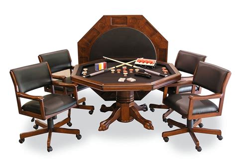 Game Table with Chairs Set