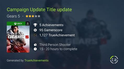 Gears 5 Campaign Update Release Date Screens Achievements And