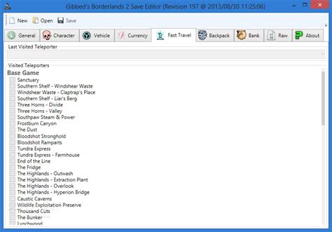 Gibbed S Borderlands 2 Save Editor Download Softpedia Gibbed S Borderlands 2 Save Editor Download Softpedia