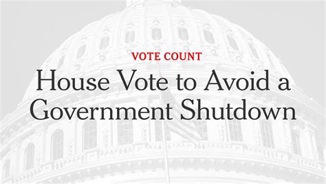 Government Shutdown Bill Passes House