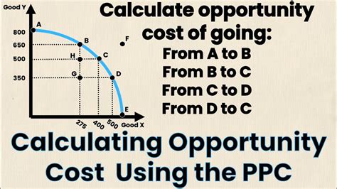 How Do You Calculate Opportunity Cost Using A Ppc