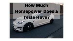 How Much Horsepower Does An Electric Car Have Quora