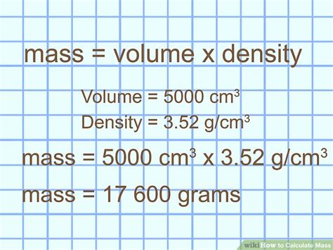 How To Calculate For Mass