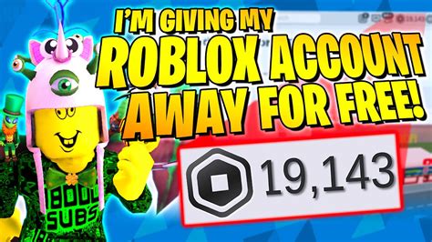 How To Get Free Robux Account Giveaway Youtube How To Get Free Robux Account Giveaway Youtube