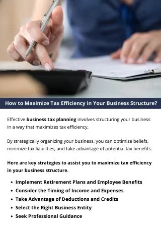 How To Maximize Business Tax Savings By Choosing The Right Structure How To Maximize Business Tax Savings By Choosing The Right Structure