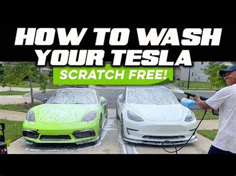 How To Wash Your Tesla Or Any Car The Right Way Scratch Free Youtube